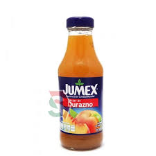 Jumex glass peach